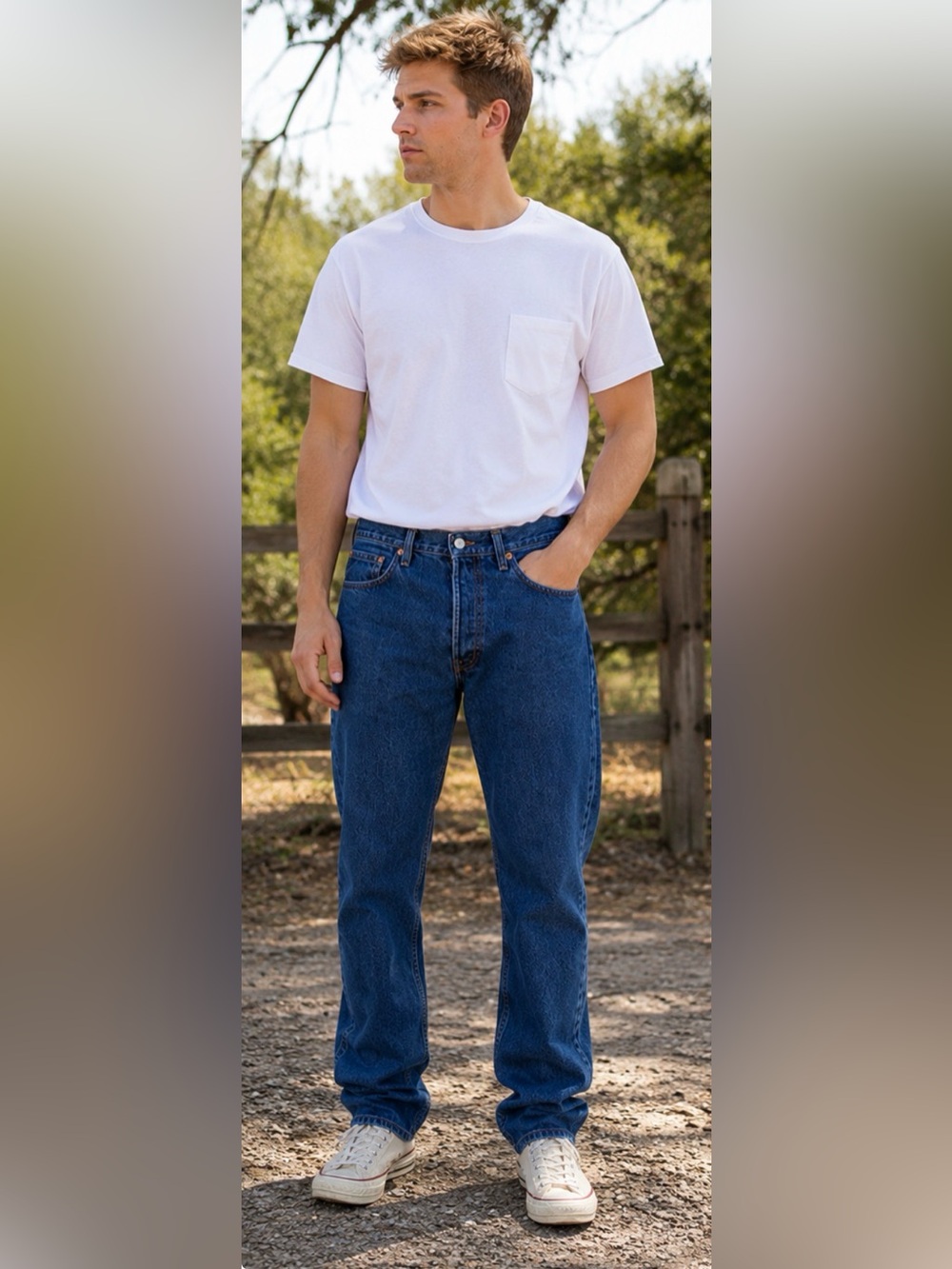 Levi’s 501 Original Fit Button Fly Jeans Men’s 33x34 Made in Mexico